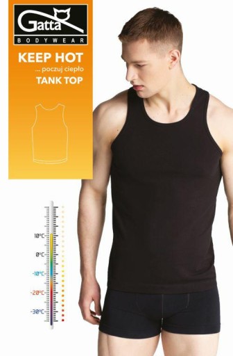 GATTA Tank Top Men Keep Hot k.:Black s.XL