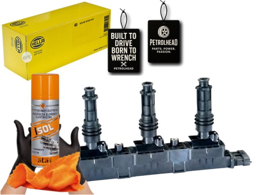 HEL5DA 193 - Катушка зажигания opel agila 1.0 00- hella #petrolhead pro+ kit4