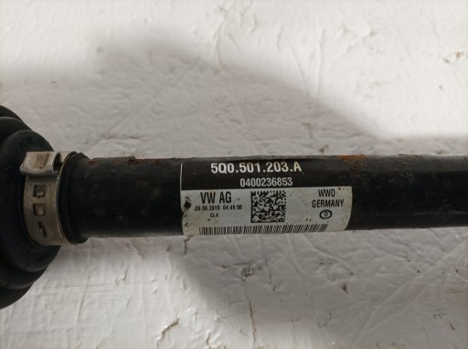 AUDI S3 8V semi-axis left rear part 5Q0501203A