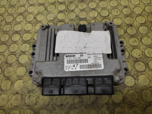 PEUGEOT 307 control unit of the engine 0281010390