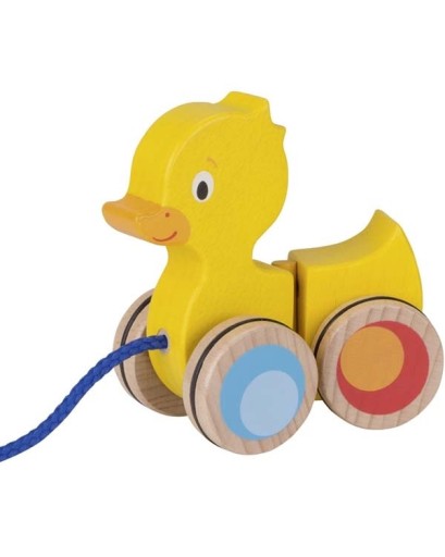 Іграшка-тягачка для дітей - качечка Гокі