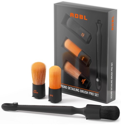 ADBL Round Detailing Set Набір з 3 щіток для автомобілів