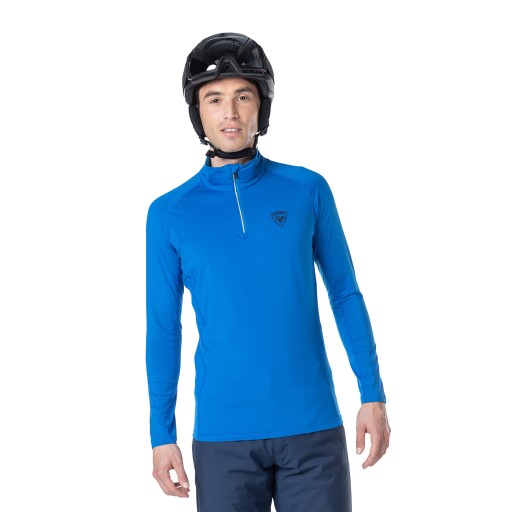 Pánska termo mikina Rossignol Classique 1/2 Zip lazuli blue M