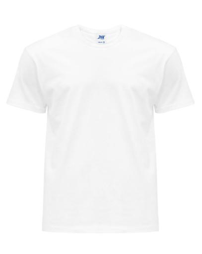 Koszulka męska Regular 155g -JHK- biały XS
