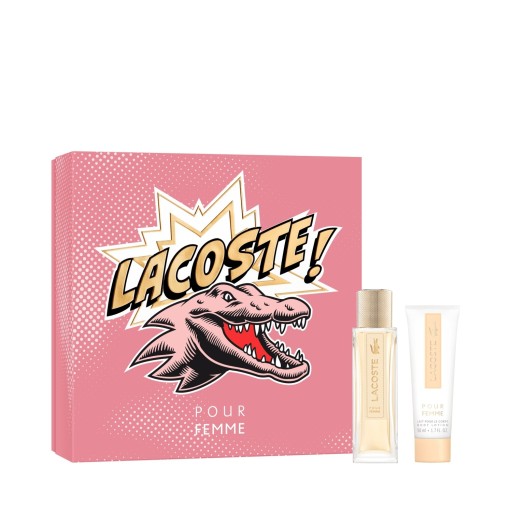 lacoste pour femme woda perfumowana 50 ml   zestaw