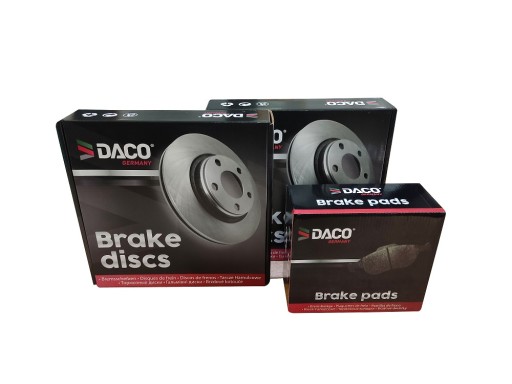 600705 - Диски+колодки DACO передняя Dacia Duster 2010-