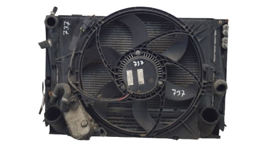 КОМПЛЕКТ ВЕНТИЛЯТОРА РАДИАТОРА BMW E90 2.0D