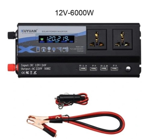 6000w Inverter Smart Inverter 12V 220V