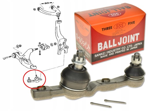 SB-A052L - Lexus is300h is350 13- важіль передній лівий