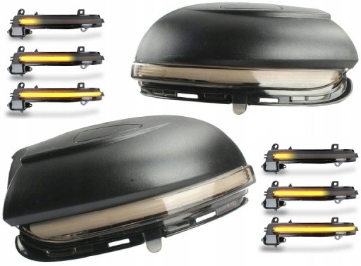 6 mk6 - Динамические светодиодные зеркальные указатели поворота VW Touran 2