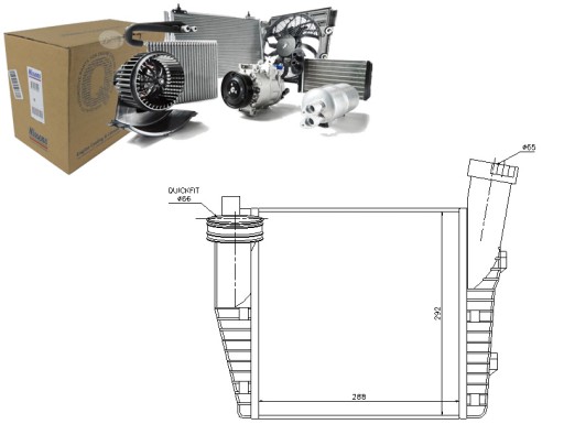 96687 - ИНТЕРКУЛЕР AUDI Q7 PORSCHE CAYENNE VW TOUAREG 3.2