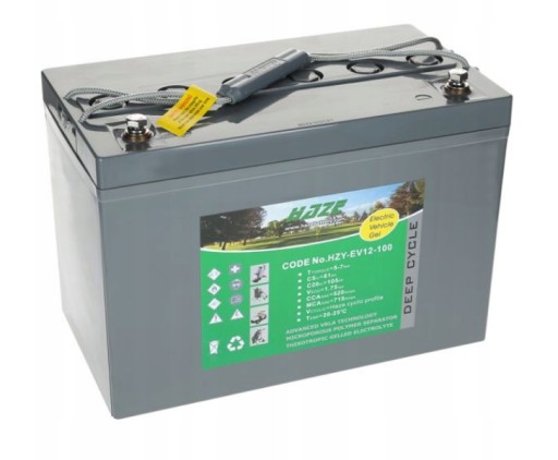 Аккумулятор haze hzy ev 12 - 100 гелей 105ач