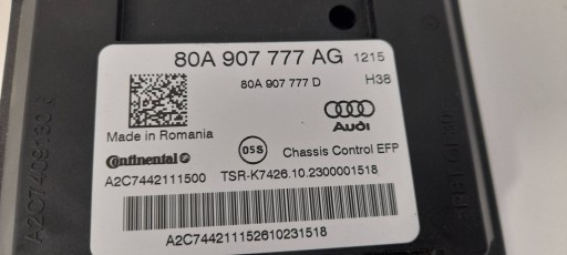 Audi Q5 80A SQ5 FY module control unit springing 80A907777AG (QR10)