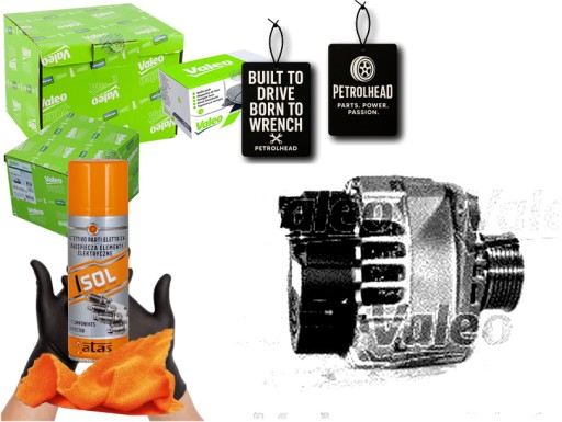 VAL439339#ECS-PCP+K - Генератор peugeot boxer 2.8d 04- valeo #petrolhead pro+ kit4