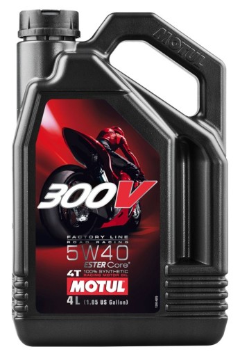 MOT5W40 MOTUL OIL 5W40 4L 300V FACTORY LINE ROAD RACING / ESTER CORE /