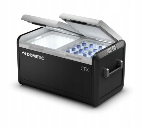 Туристический двухзонный компрессорный холодильник-морозильник cfx3 75dz dometic 74l