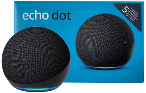 INTELIGENTNÝ REPRODUKTOR PRENOSNÝ AMAZON OZVENA DOT 5 ALEXA 5. GENERÁCIE ČIERNA