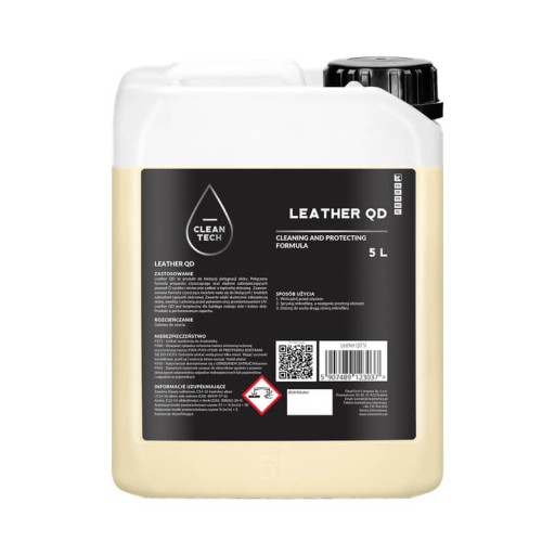 CleanTech Leather QD 5л средство для быстрой обработки кожи