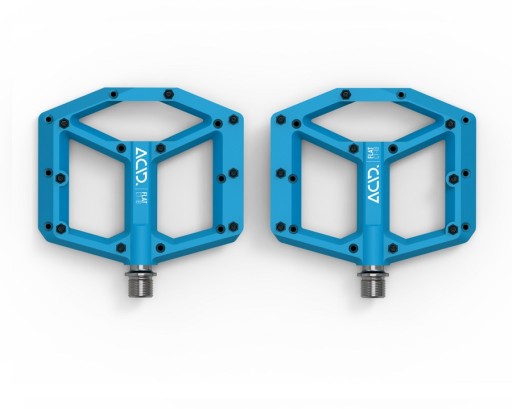 Pedały platformowe Cube ACID Flat C1-IB niebieskie