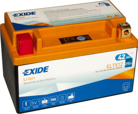 ELTX12 - ЛИТИЙ-ИОННЫЙ АККУМУЛЯТОР EXIDE 12V