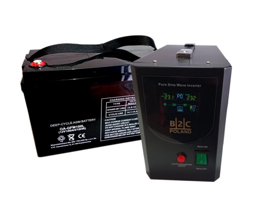 Аварийный источник питания для печи центрального отопления, источник бесперебойного питания ups 800e 500w 800w +agm 100ah