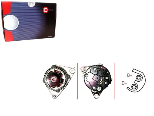 CASCAL15138AS(iMOTO) - Генератор casco 57050 95667742 96050629 57054g + комплект водителя №37