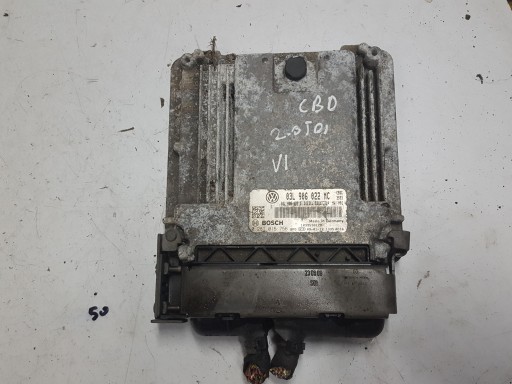 0281015756 - Vw golf 6 vi 08-13r 2.0 tdi cbd двигатель компьютер 03l906022mc