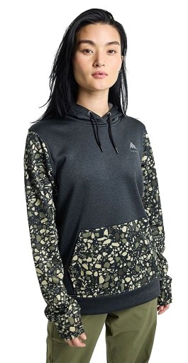 Mikina Burton Oak Pullover - True Black