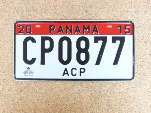 Номерной знак Панама, оригинал