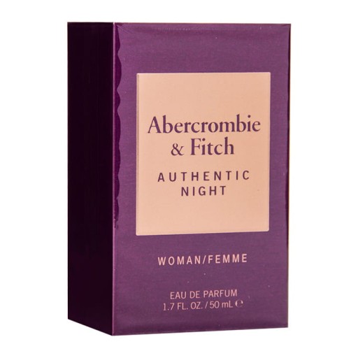 abercrombie & fitch authentic night woman woda perfumowana 50 ml   