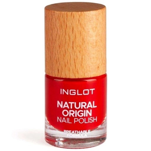 Inglot Natural Origin Lak na nechty 024 červený 8ml