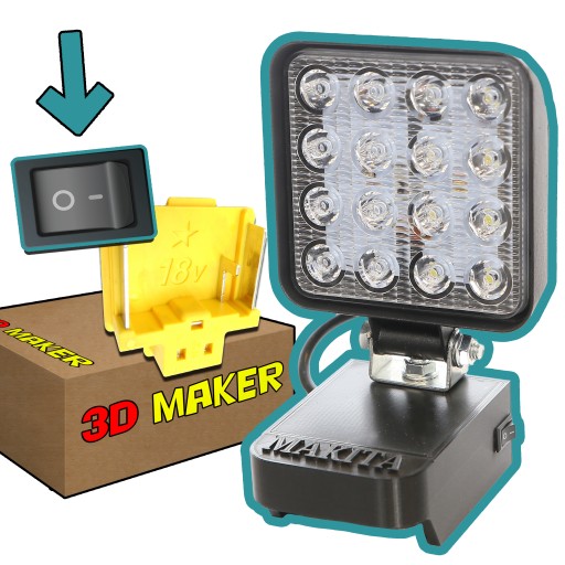 ГАЛОГЕННАЯ ЛАМПА MAKITA 18V