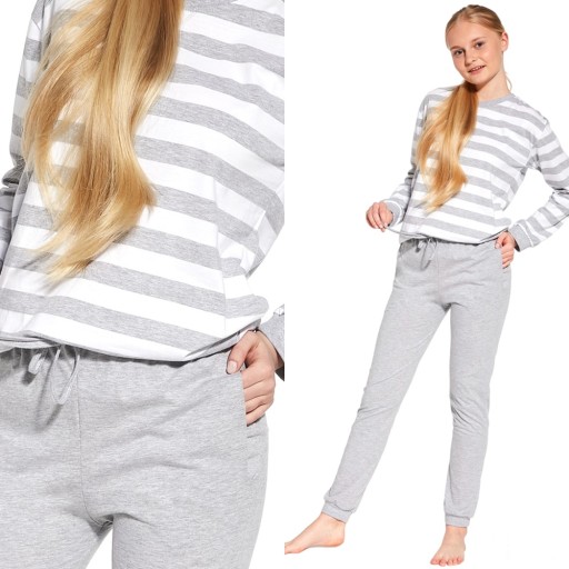 Піжама корнет 146 р.сіра