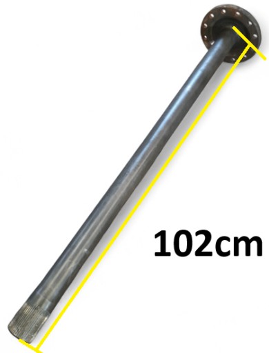 semi-axis MOSTU OSI rear part MS17X Renault Gama T Volvo FH Magnum Premium dxi 102cm