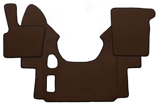 Килимки TIR DAF XF 95 MANUAL гладкі для підлоги