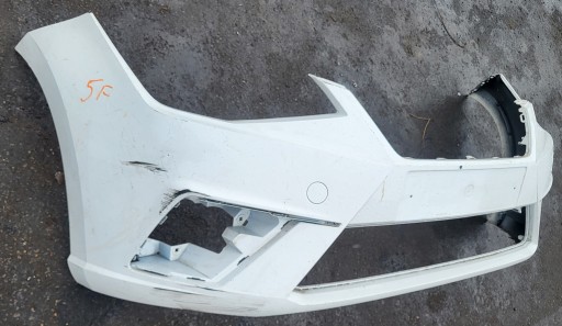 front bumper front SEAT IBIZA 5 V 6F BIALY OE