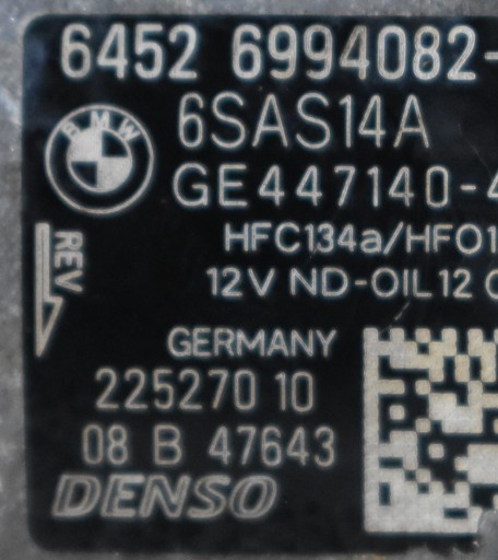 IDEALNY KOMPRESOR klimaanlage BMW G20 G30 G01 G02 1