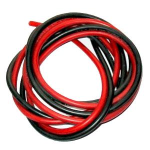 Комплект низькоомних проводів 16AWG R+B 2х0,5м ASG