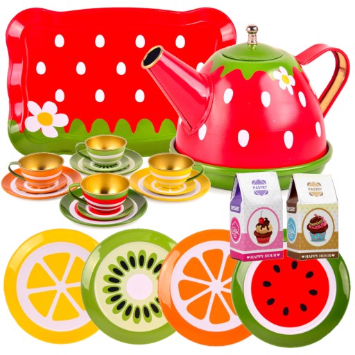 СЕРВІЗ ЧАЙНИЙ ДИТЯЧИЙ ЧАЙНИК ЧАШКИ X07