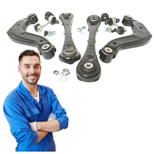 DELWAH-003 - Задние поперечные рычаги audi a4 b6 b7 комплект задней подвески комплект задняя