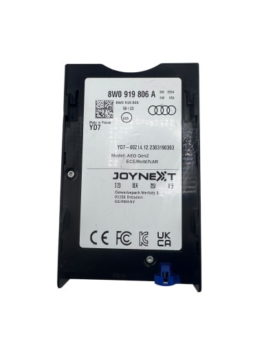 Audi a3 8y lift 1.5 tsi 85kw 2025 зчитувач даних 8w0919806a