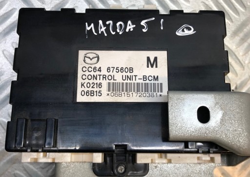 МОДУЛЬ КОМФОРТА MAZDA 5 И CC64 67560B