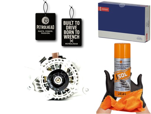 DENDAN1042#ECS-PCP+K - Генератор (14v 80a) toyota auris corolla urban cr #petrolhead pro+ kit4