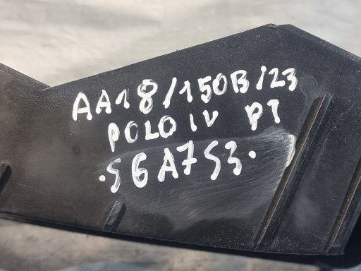 bumper bracket right rear part OE 6Q6807376 VW POLO IV 4