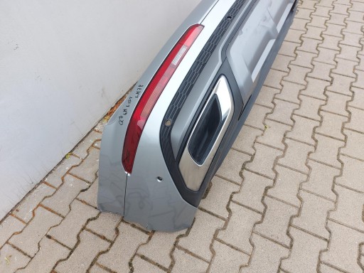 Audi Q7 II LIFT 4M0 TFSI bumper rear part rear colour lm7p