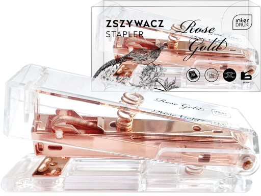 Степлер Інтердрук Відтінки рожевого, відтінки жовтого і золота