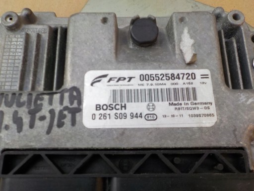Bedienteil DES MOTORS alfa romeo giulietta 1,4 T-JET