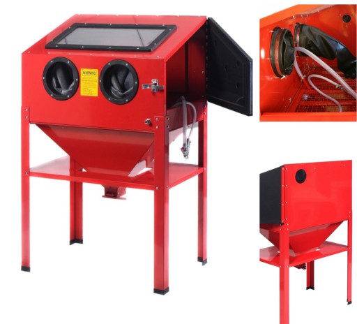 ПЕСКОСТРУЙНАЯ МАШИНА КАБИНЫ 220L ПОЛНЫЙ КОМПЛЕКТ ТВЕРДЫЙ