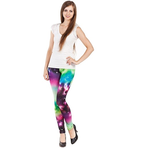 Sportowe LEGGINSY GALAXY bambusowe mix wzorów L/XL 13290432129