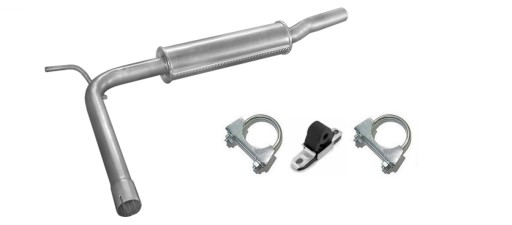 30.229 - VW TRANSPORTER T4 1.9 D середній глушник SWB